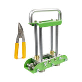 Professional and Lightweight Metal Edge Roller - Sheet Metal Bender with 3-Station Roller for Precise Roofing Bends, Includes 8-Inch Metal Snips